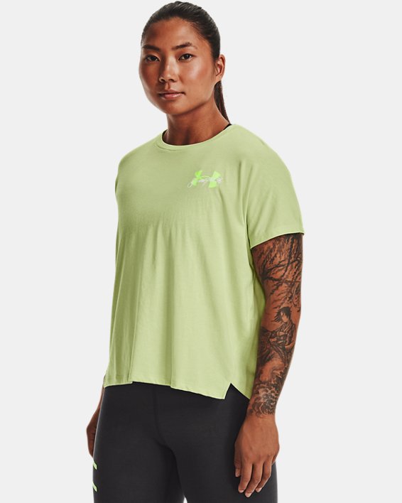 Women's UA Summer Graphic T-Shirt in Green image number 0